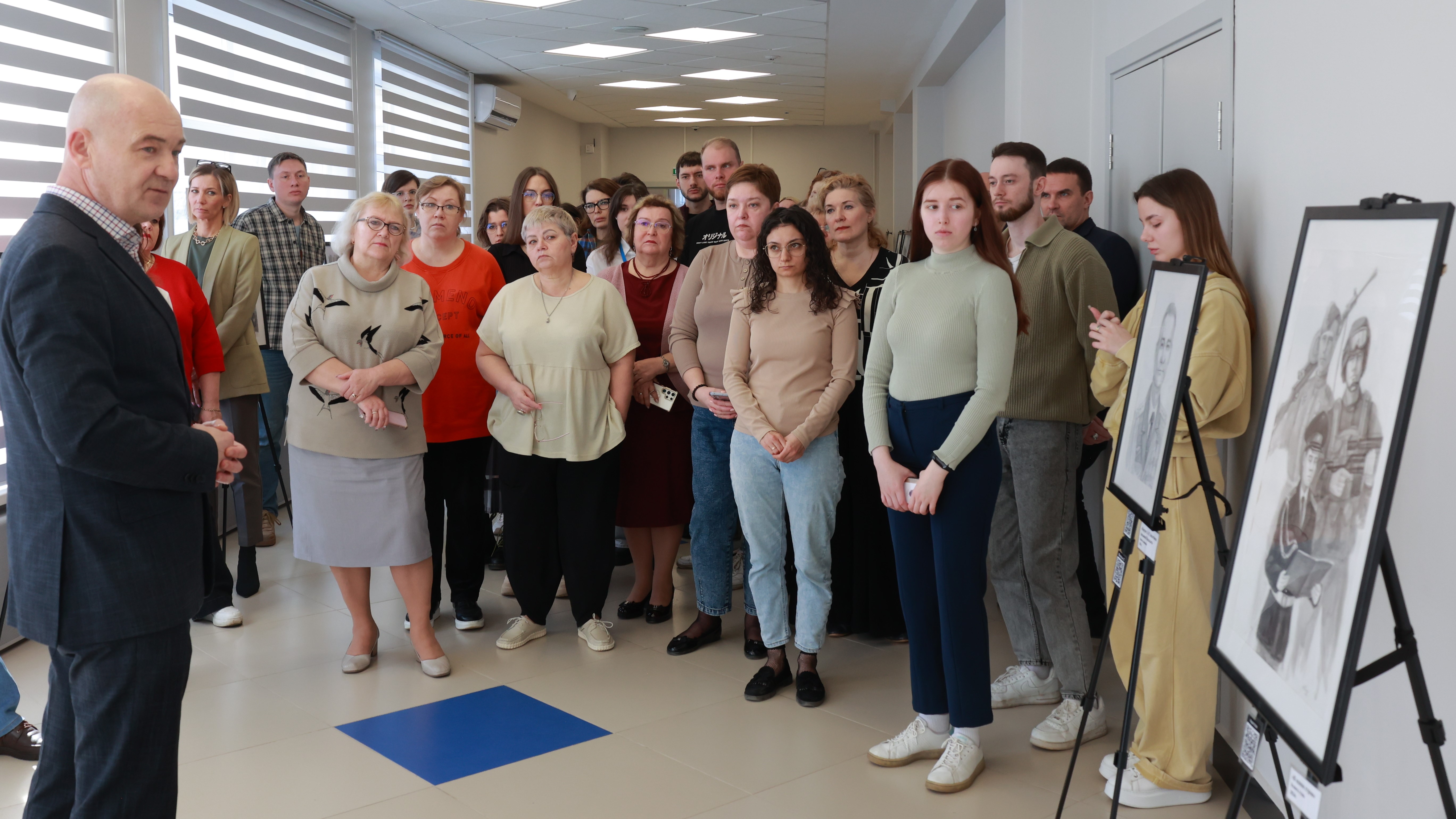 Выставка к 80-летию Великой Победы открылась в Просвете