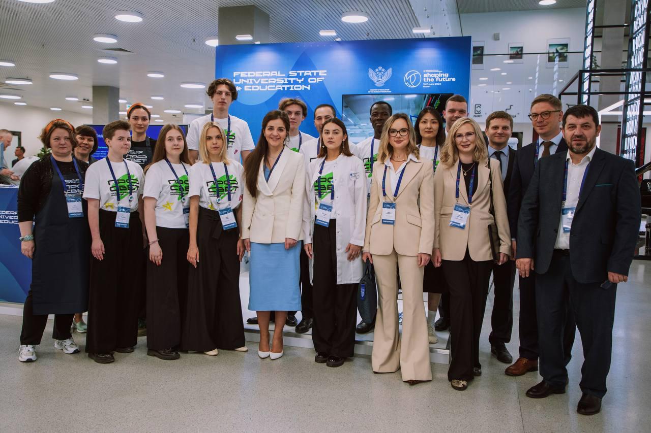 Команда Государственного университета просвещения во главе с ректором Ириной Александровной Кокоевой участвует во II Международном форуме министров образования «Формируя будущее» и встречах министров образования стран БРИКС в Казани