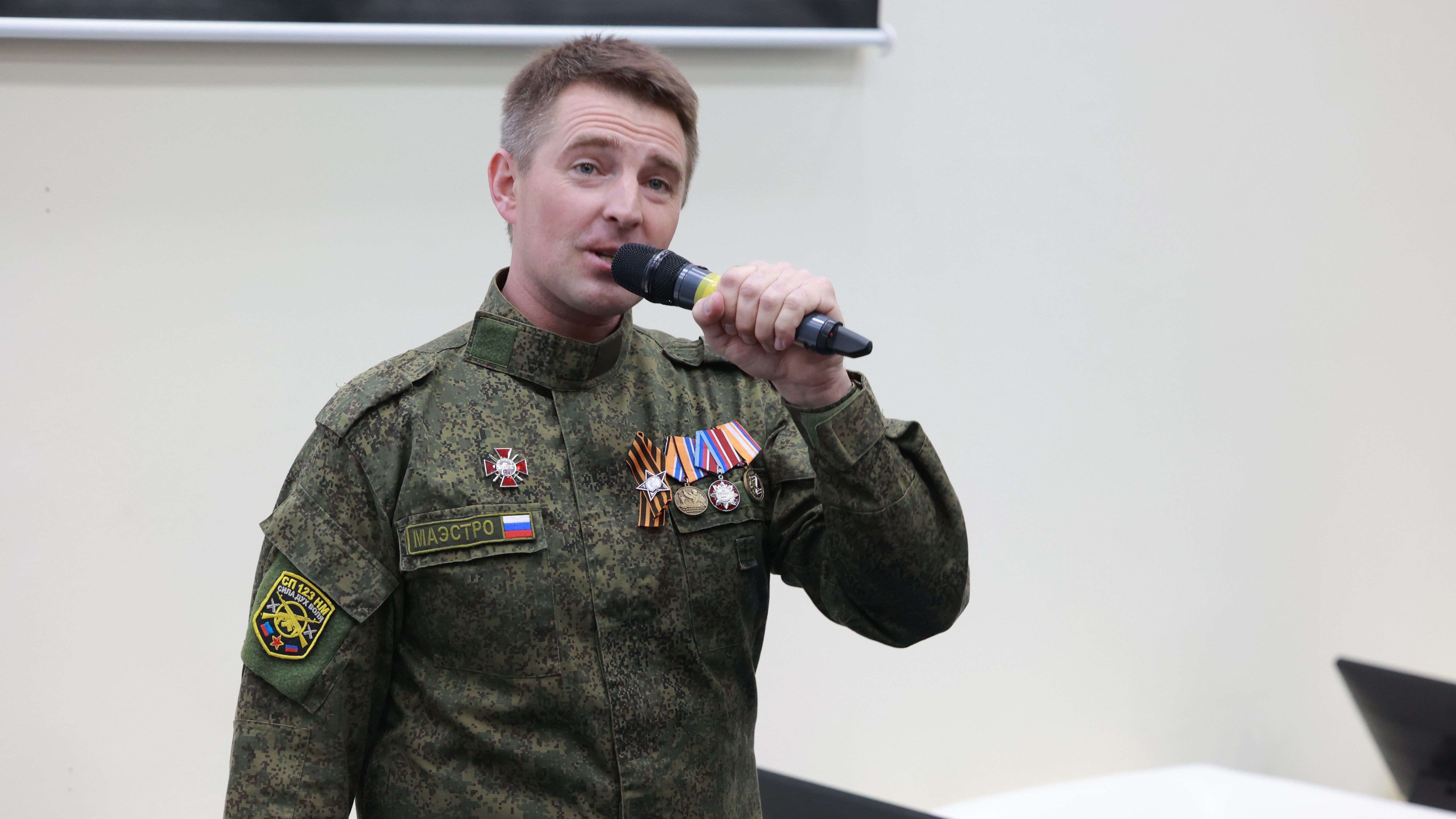 Концерт военной песни прошел в Просвете